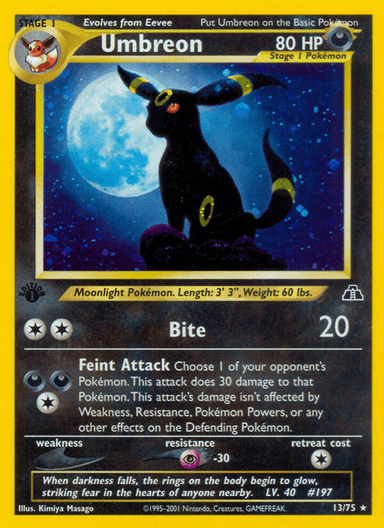 Umbreon, Neo Discovery 13