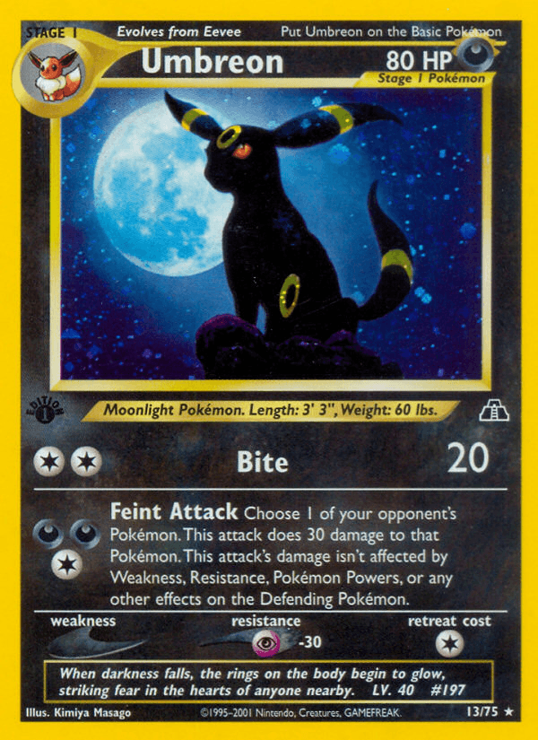 Umbreon, Neo Discovery 13