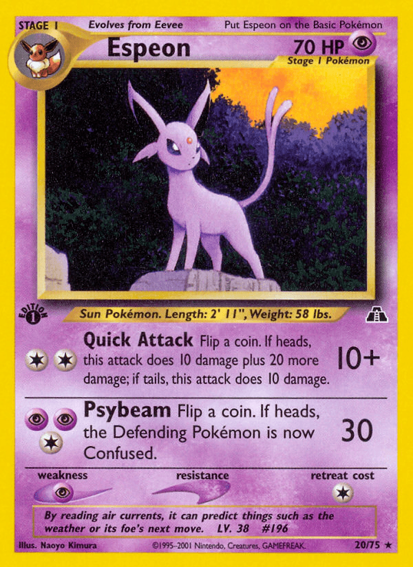 Espeon, Neo Discovery 20