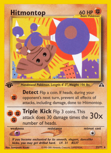 Hitmontop, Neo Discovery 22