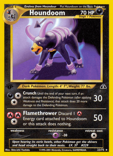 Houndoom, Neo Discovery 23