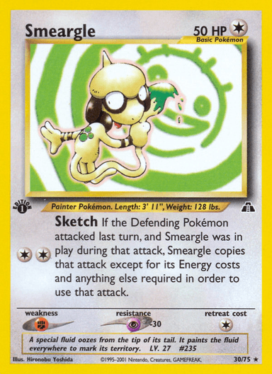 Smeargle, Neo Discovery 30