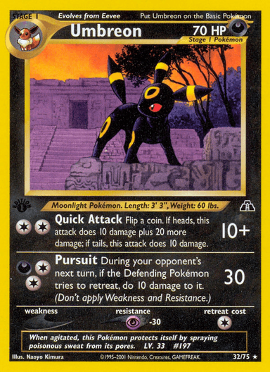 Umbreon, Neo Discovery 32