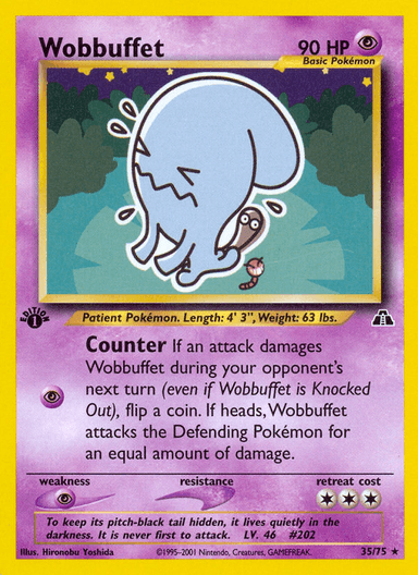 Wobbuffet, Neo Discovery 35