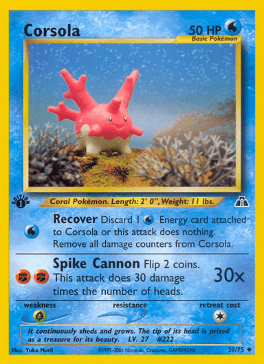 Corsola, Neo Discovery 37