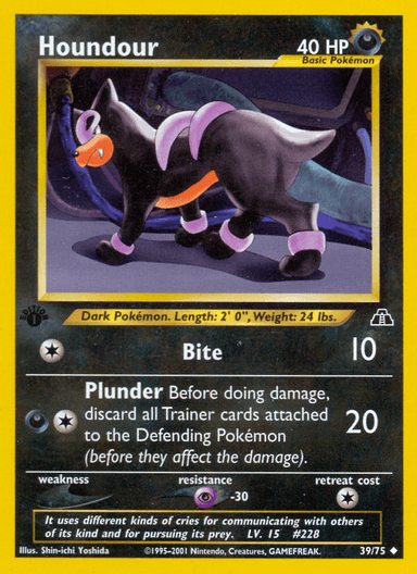 Houndour, Neo Discovery 39