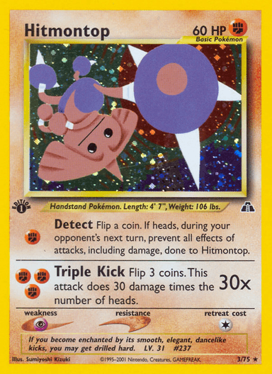Hitmontop, Neo Discovery 3