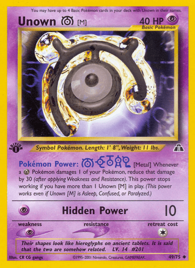 Unown [M], Neo Discovery 49