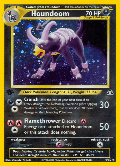 Houndoom, Neo Discovery 4