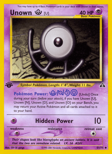 Unown [U], Neo Discovery 51