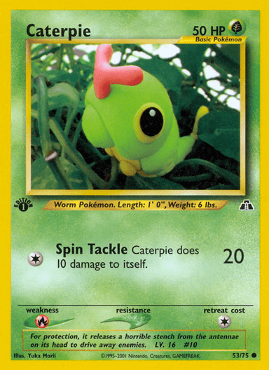 Caterpie, Neo Discovery 53