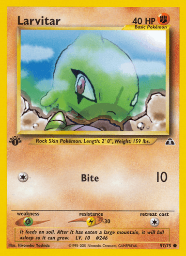 Larvitar, Neo Discovery 57