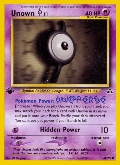Unown [I], Neo Discovery 68