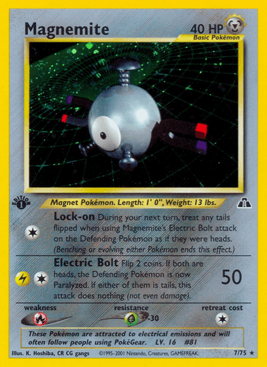 Magnemite, Neo Discovery 7