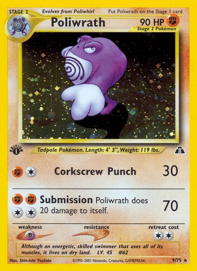 Poliwrath, Neo Discovery 9