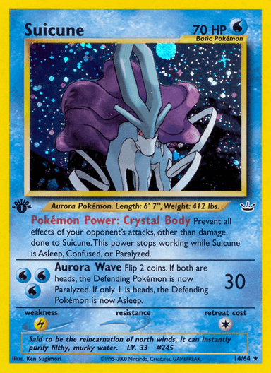 Suicune, Neo Revelation 14