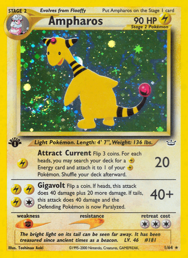 Ampharos, Neo Revelation 1