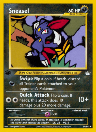 Sneasel, Neo Revelation 24