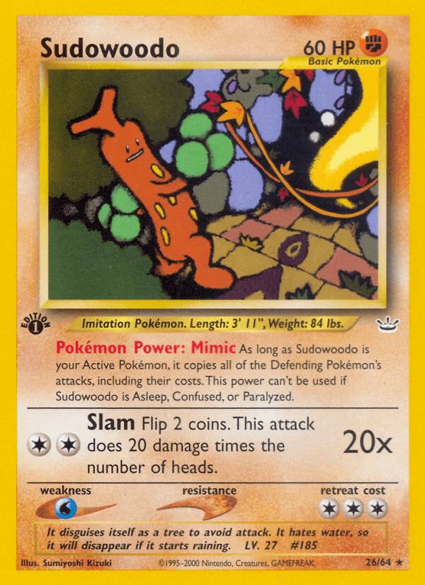 Sudowoodo, Neo Revelation 26