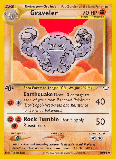 Graveler, Neo Revelation 30