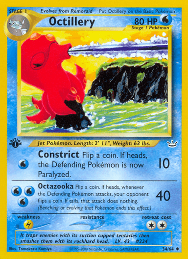 Octillery, Neo Revelation 34