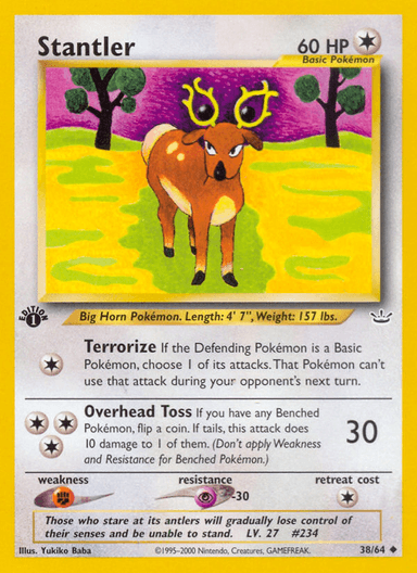 Stantler, Neo Revelation 38