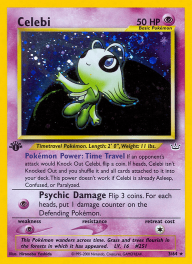 Celebi, Neo Revelation 3