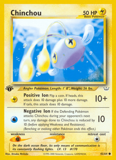 Chinchou, Neo Revelation 42