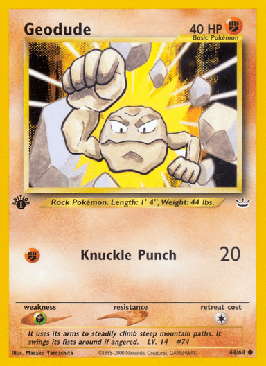 Geodude, Neo Revelation 44