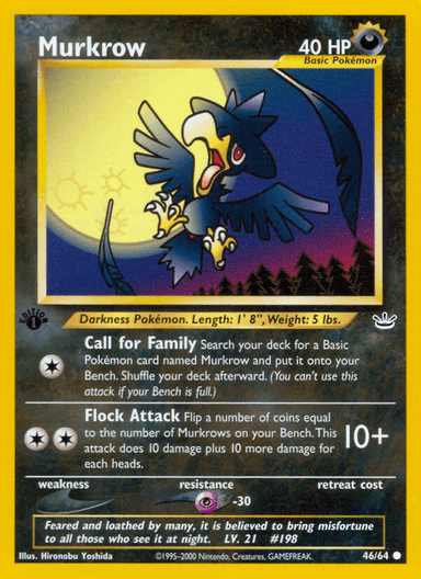 Murkrow, Neo Revelation 46