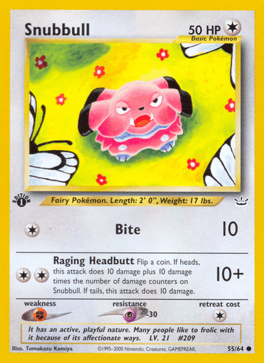 Snubbull, Neo Revelation 55