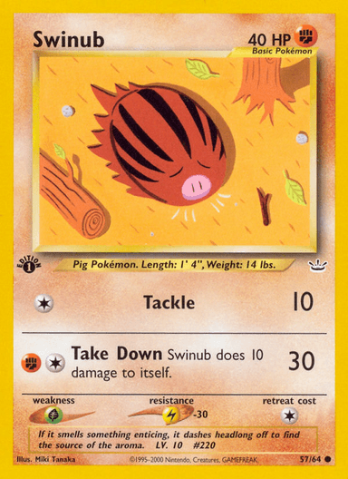 Swinub, Neo Revelation 57