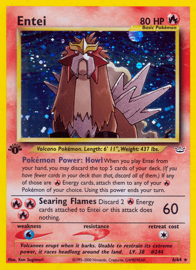 Entei, Neo Revelation 6