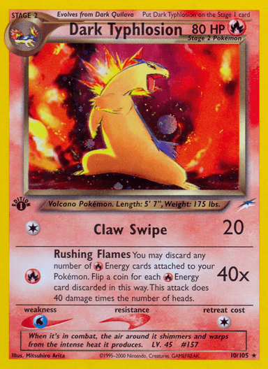 Dark Typhlosion, Neo Destiny 10