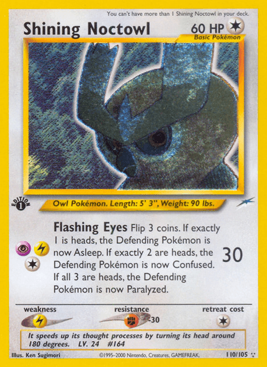 Shining Noctowl, Neo Destiny 110