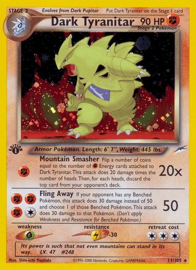Dark Tyranitar, Neo Destiny 11
