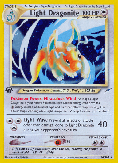 Light Dragonite, Neo Destiny 14