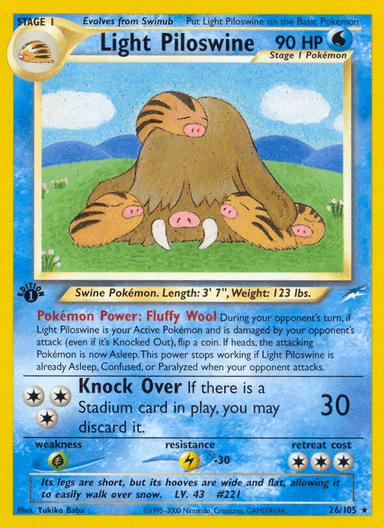 Light Piloswine, Neo Destiny 26