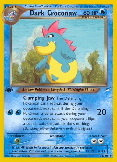 Dark Croconaw, Neo Destiny 32