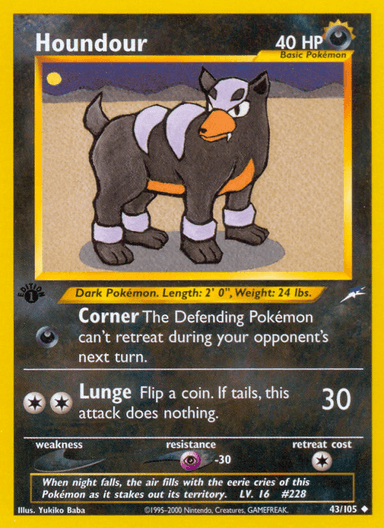 Houndour, Neo Destiny 43