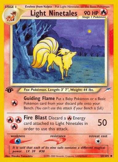 Light Ninetales, Neo Destiny 50