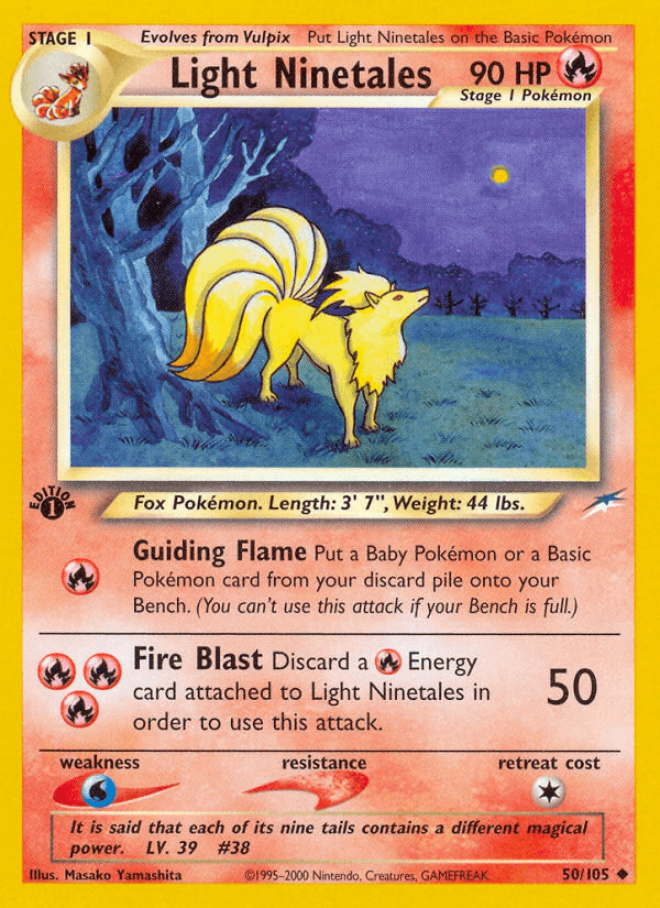 Light Ninetales, Neo Destiny 50