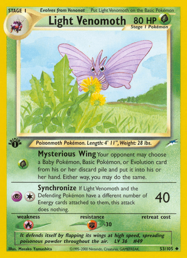 Light Venomoth, Neo Destiny 53