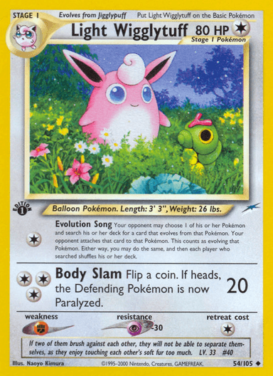 Light Wigglytuff, Neo Destiny 54