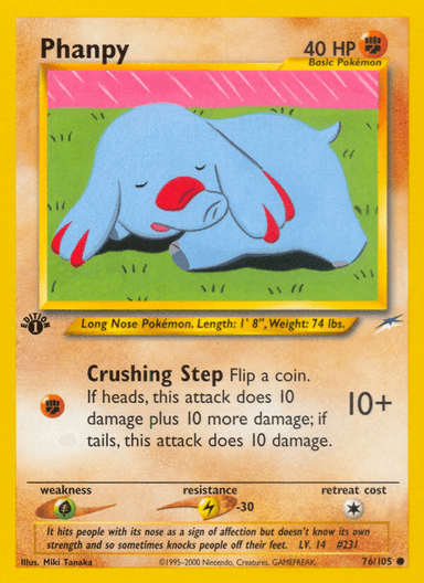 Phanpy, Neo Destiny 76