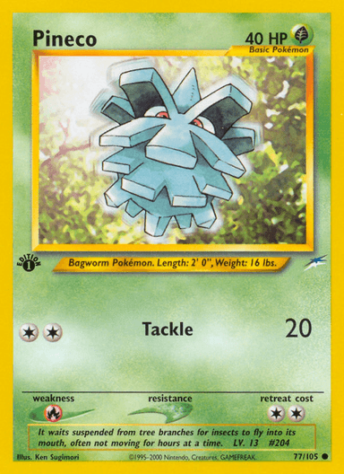 Pineco, Neo Destiny 77