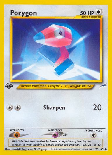 Porygon, Neo Destiny 78
