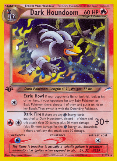 Dark Houndoom, Neo Destiny 7
