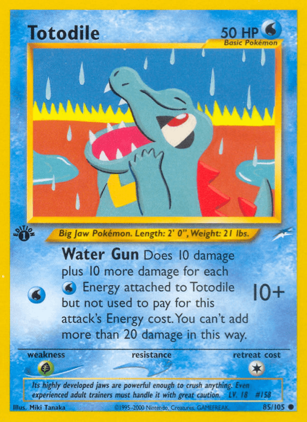 Totodile, Neo Destiny 85