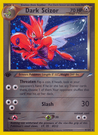 Dark Scizor, Neo Destiny 9